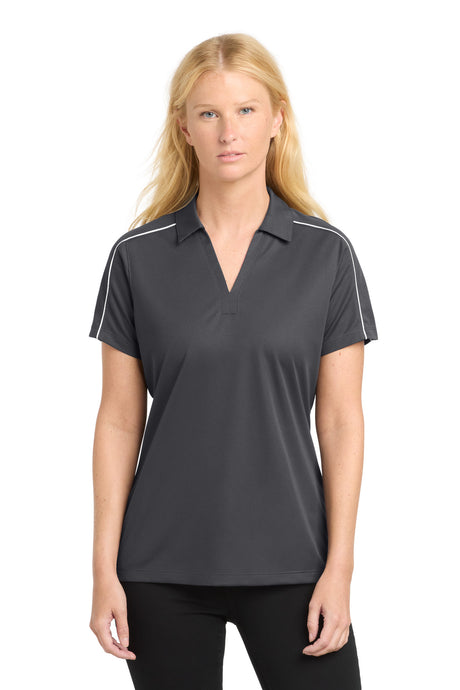 Sport-Tek Women's   Micropique Sport-Wick   Piped Polo