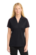 Sport-Tek Women's   Micropique Sport-Wick   Piped Polo