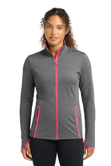 Sport-Tek Women's   Sport-Wick   Stretch Contrast Full-Zip Jacket