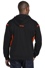 Sport-Tek Men's   Tech Fleece Colorblock Hooded Sweatshirt-2