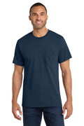 Port & Co Men's   Core Cotton Pocket Tee
