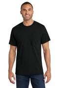 Port & Co Men's   Core Cotton Pocket Tee