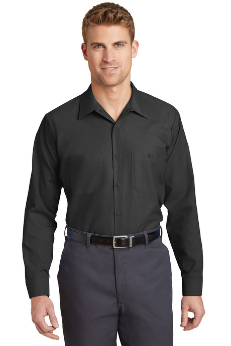 Red Kap Men's   Long Sleeve Industrial Work Shirt