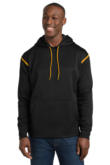 Sport-Tek Men's   Tech Fleece Colorblock Hooded Sweatshirt