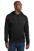 Sport-Tek Men's   Tech Fleece Colorblock Hooded Sweatshirt