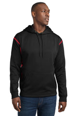 Sport-Tek Men's   Tech Fleece Colorblock Hooded Sweatshirt