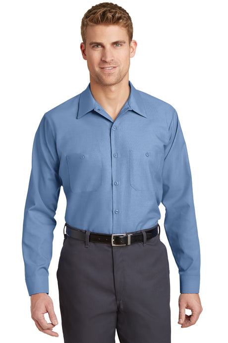 Red Kap Men's   Long Sleeve Industrial Work Shirt