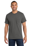 Port & Co Men's   Core Cotton Pocket Tee