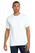 Port & Co Men's   Core Cotton Pocket Tee