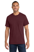 Port & Co Men's   Core Cotton Pocket Tee