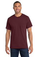Port & Co Men's   Core Cotton Pocket Tee