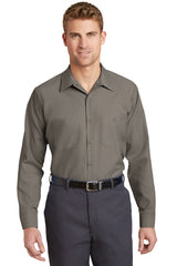 Red Kap Men's   Long Sleeve Industrial Work Shirt