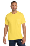 Port & Co Men's   Core Cotton Pocket Tee