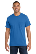 Port & Co Men's   Core Cotton Pocket Tee