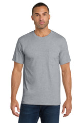 Port & Co Men's   Core Cotton Pocket Tee
