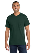 Port & Co Men's   Core Cotton Pocket Tee