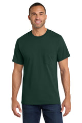 Port & Co Men's   Core Cotton Pocket Tee