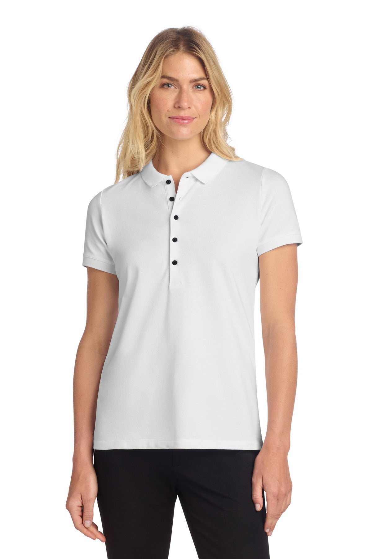 Mercer+Mettle Women's   Stretch Heavyweight Pique Polo MM1001