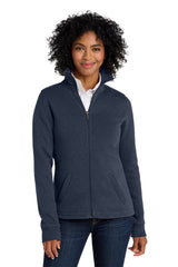 Port Authority Women's   Slub Fleece Full-Zip Jacket