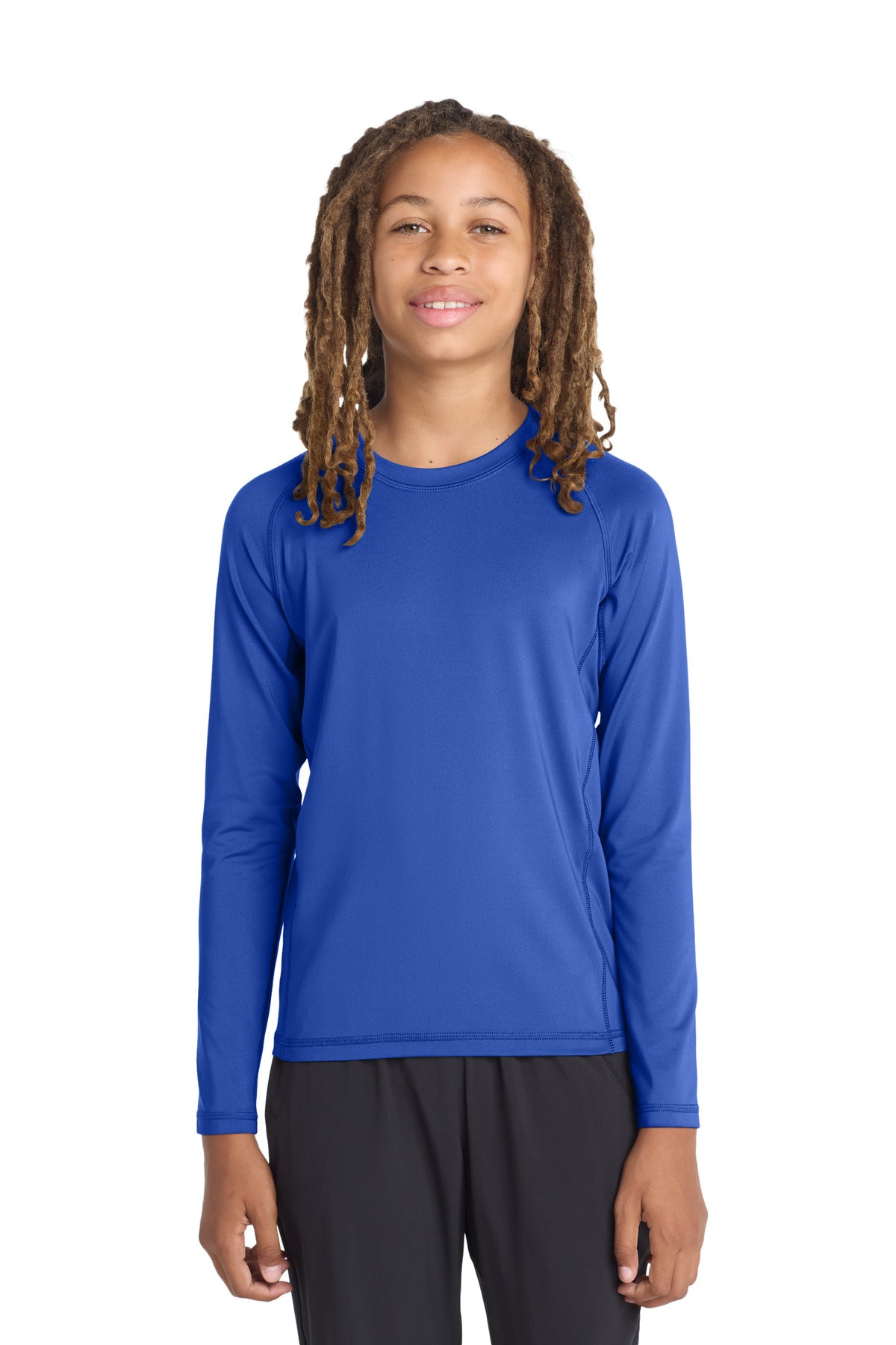 Sport-Tek Youth    Long Sleeve Rashguard Tee