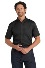 Port Authority Men's   Short Sleeve SuperPro React   Twill Shirt