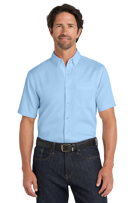 Port Authority Men's   Short Sleeve SuperPro React   Twill Shirt
