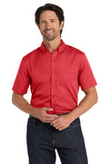 Port Authority Men's   Short Sleeve SuperPro React   Twill Shirt