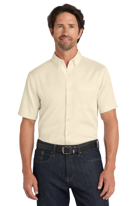 Port Authority Men's   Short Sleeve SuperPro React   Twill Shirt