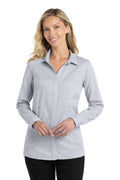 Port Authority Women's    Pincheck Easy Care Shirt LW645