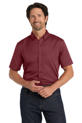 Port Authority Men's   Short Sleeve SuperPro React   Twill Shirt