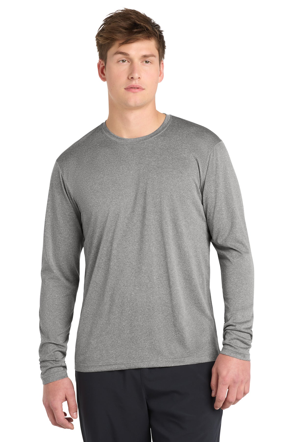 Sport-Tek Men's   Long Sleeve Heather Contender   Tee