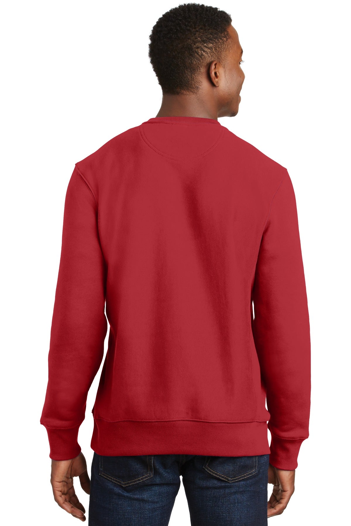 Sport-Tek Men's   Super Heavyweight Crewneck Sweatshirt-2