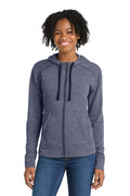 Sport-Tek Women's    PosiCharge    Tri-Blend Wicking Fleece Full-Zip Hooded Jacket LST293
