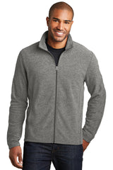 Port Authority Men's   Heather Microfleece Full-Zip Jacket