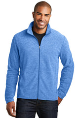 Port Authority Men's   Heather Microfleece Full-Zip Jacket