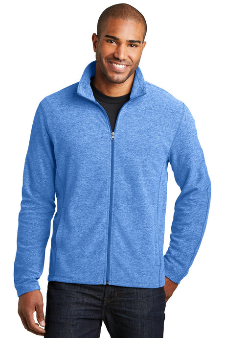 Port Authority Men's   Heather Microfleece Full-Zip Jacket