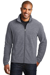 Port Authority Men's   Heather Microfleece Full-Zip Jacket