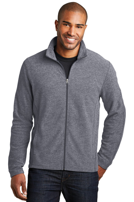 Port Authority Men's   Heather Microfleece Full-Zip Jacket
