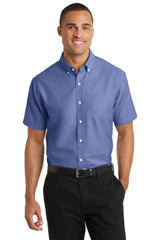 Port Authority Men's   Short Sleeve SuperPro   Oxford Shirt