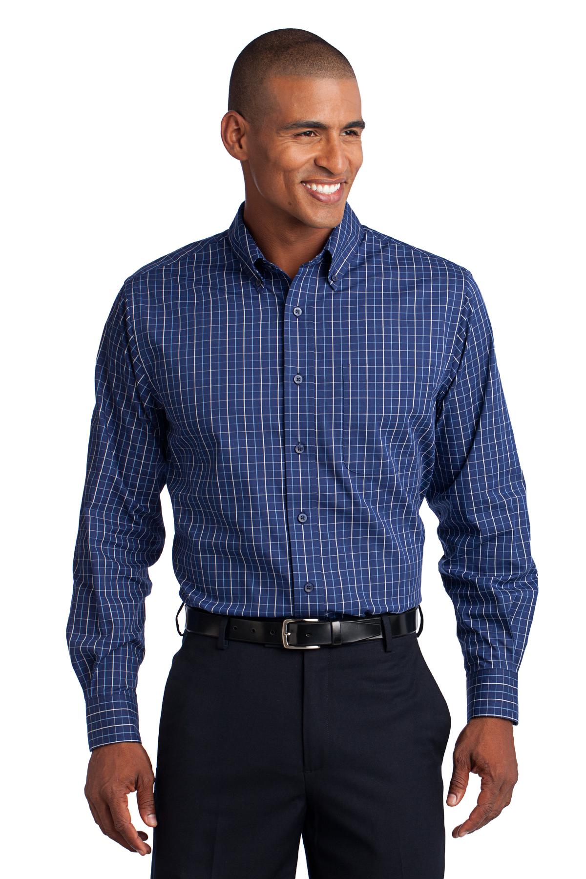 Port Authority Men's   Tattersall Easy Care Shirt