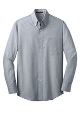 Port Authority Men's   Tall Crosshatch Easy Care Shirt-2