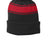 Sport-Tek Men's   Stripe Pom Pom Beanie