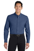 Port Authority Men's   Tall Crosshatch Easy Care Shirt