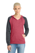 District Women's   Lightweight Fleece Raglan Hoodie