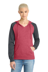 District Women's   Lightweight Fleece Raglan Hoodie