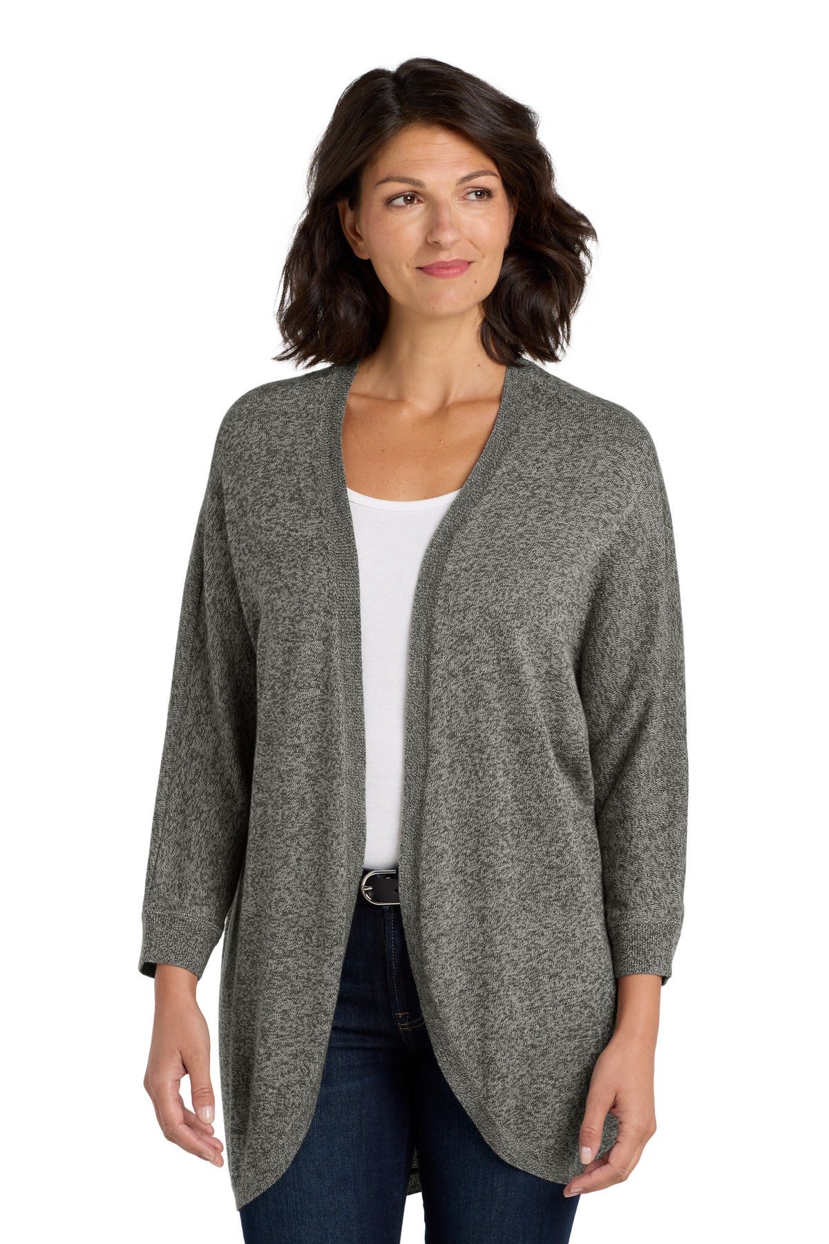Port Authority Women's    Marled Cocoon Sweater