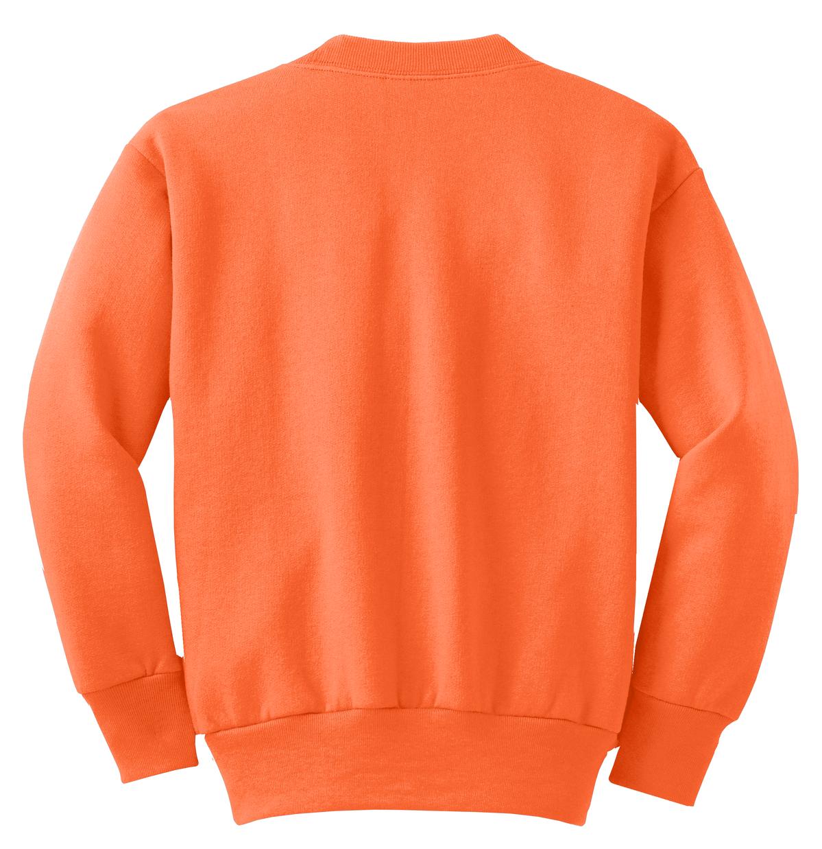 Port & Co Youth   Core Fleece Crewneck Sweatshirt-4