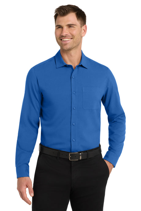 Port Authority Men's    Long Sleeve Performance Staff Shirt W401