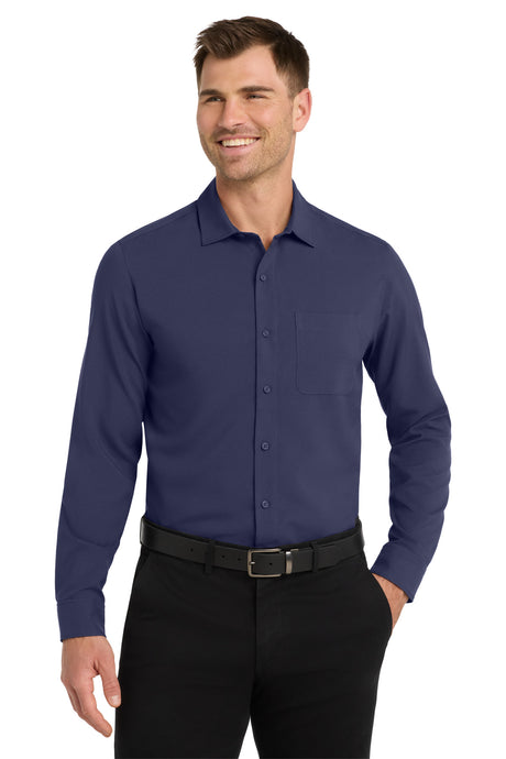 Port Authority Men's    Long Sleeve Performance Staff Shirt W401