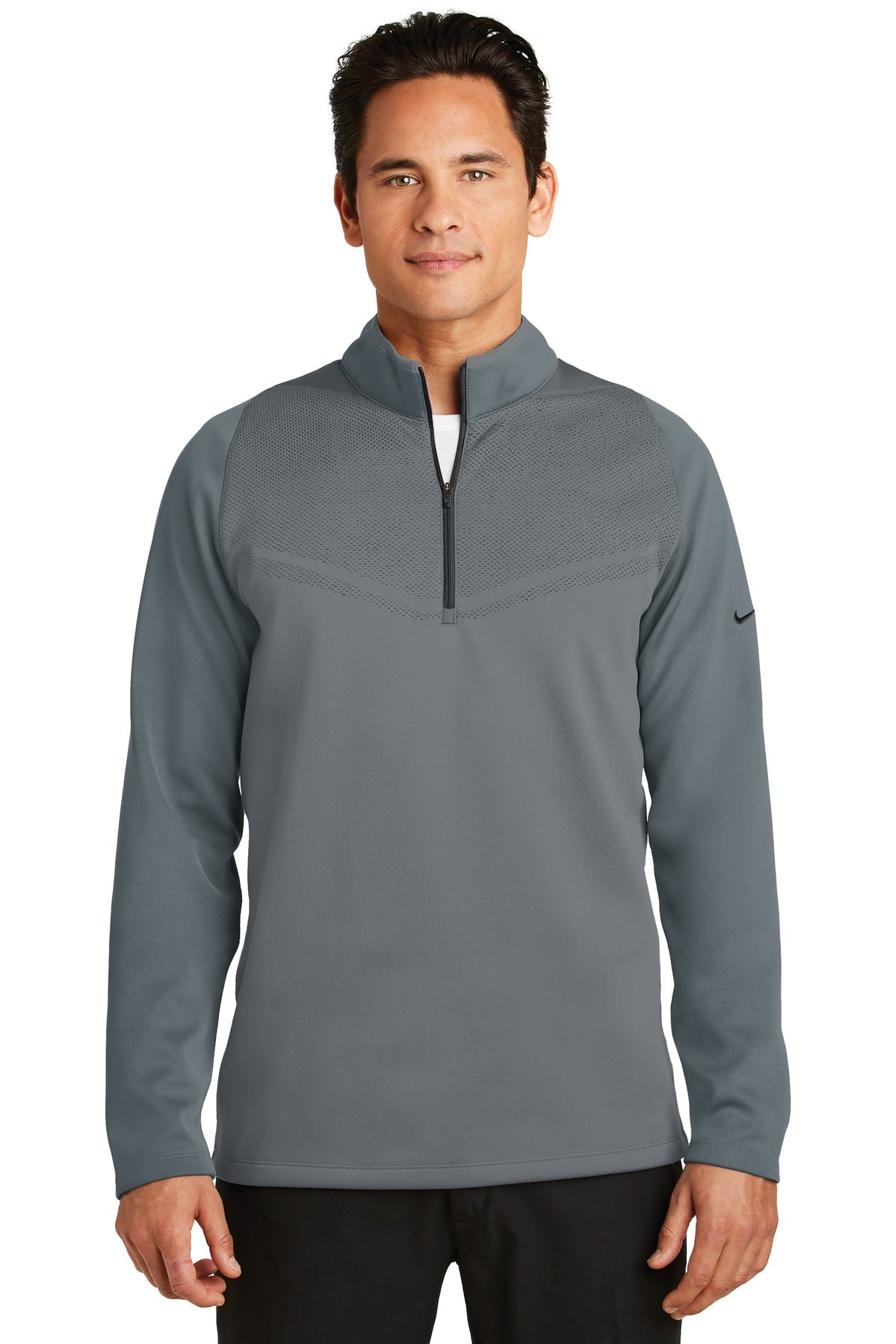 Nike Men's Therma-FIT Hypervis 1/2-Zip Cover-Up Corporate Apparel Sweatshirts & Fleece
